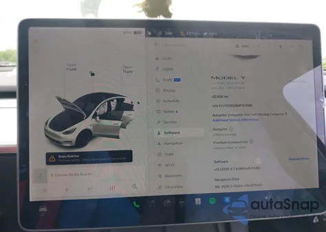 2021 Tesla Model Y Long Range Dual Motor All-Wheel Drive из США, поврежденный, VIN 5YJYGDEE8MF151699